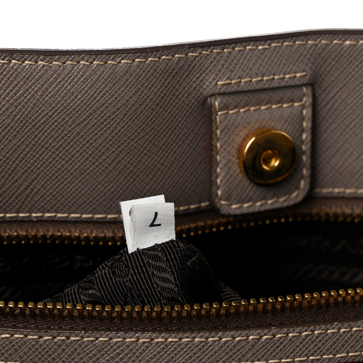 Saffiano Lux Large Tote Argilla