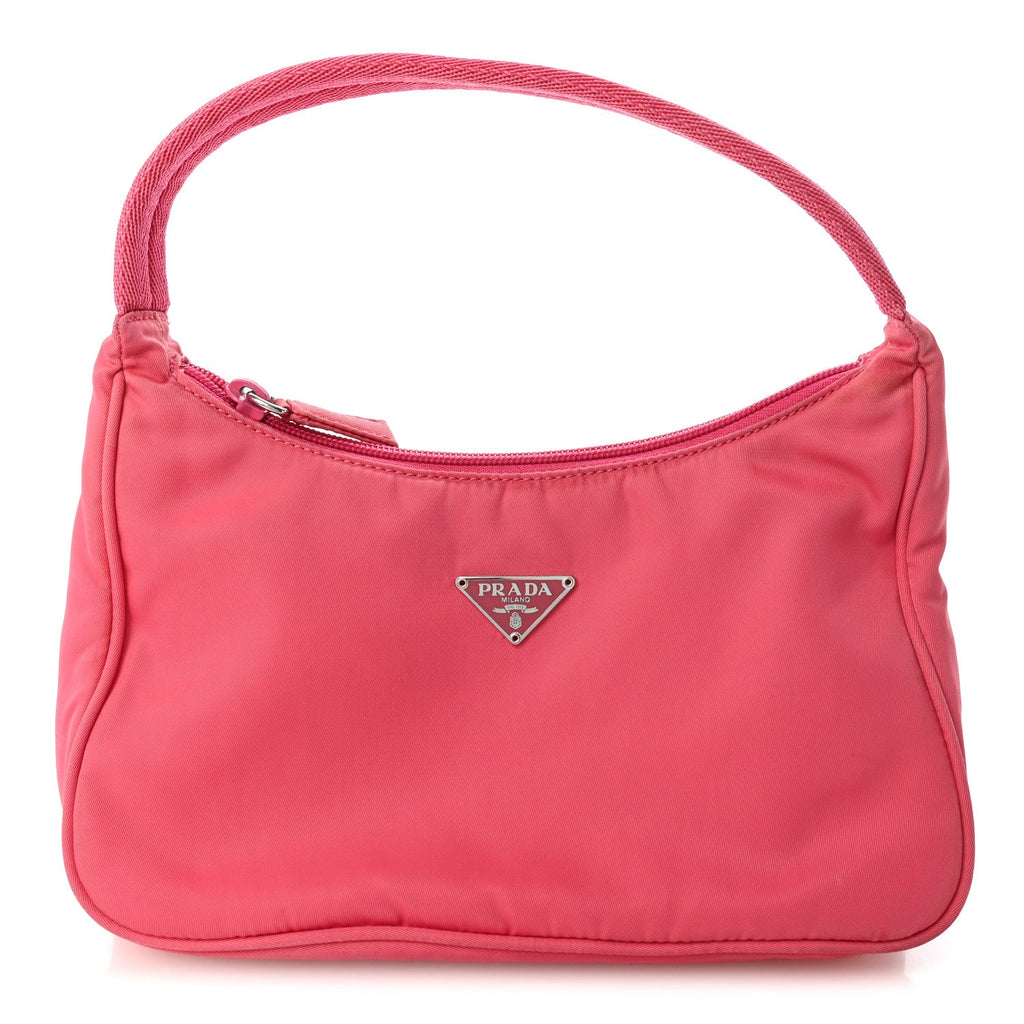 Tessuto Nylon Sport Mini Shoulder Bag Pink