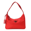 Tessuto Nylon Mini Re-Edition 2000 Bag Rosso
