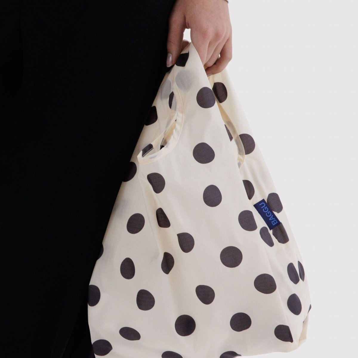 Baggu Baby Baggu in  Cream and Black Polka Dot