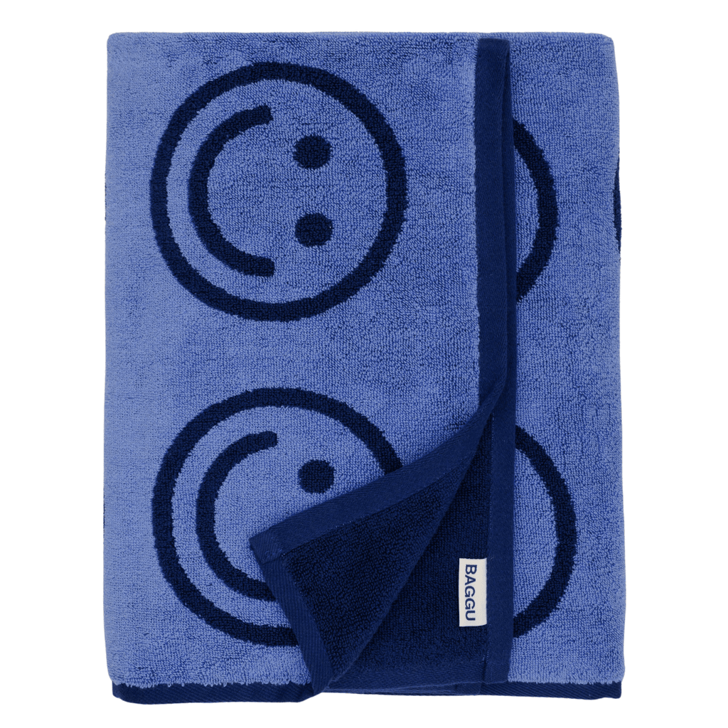 Baggu Bath Towel in Happy Blue