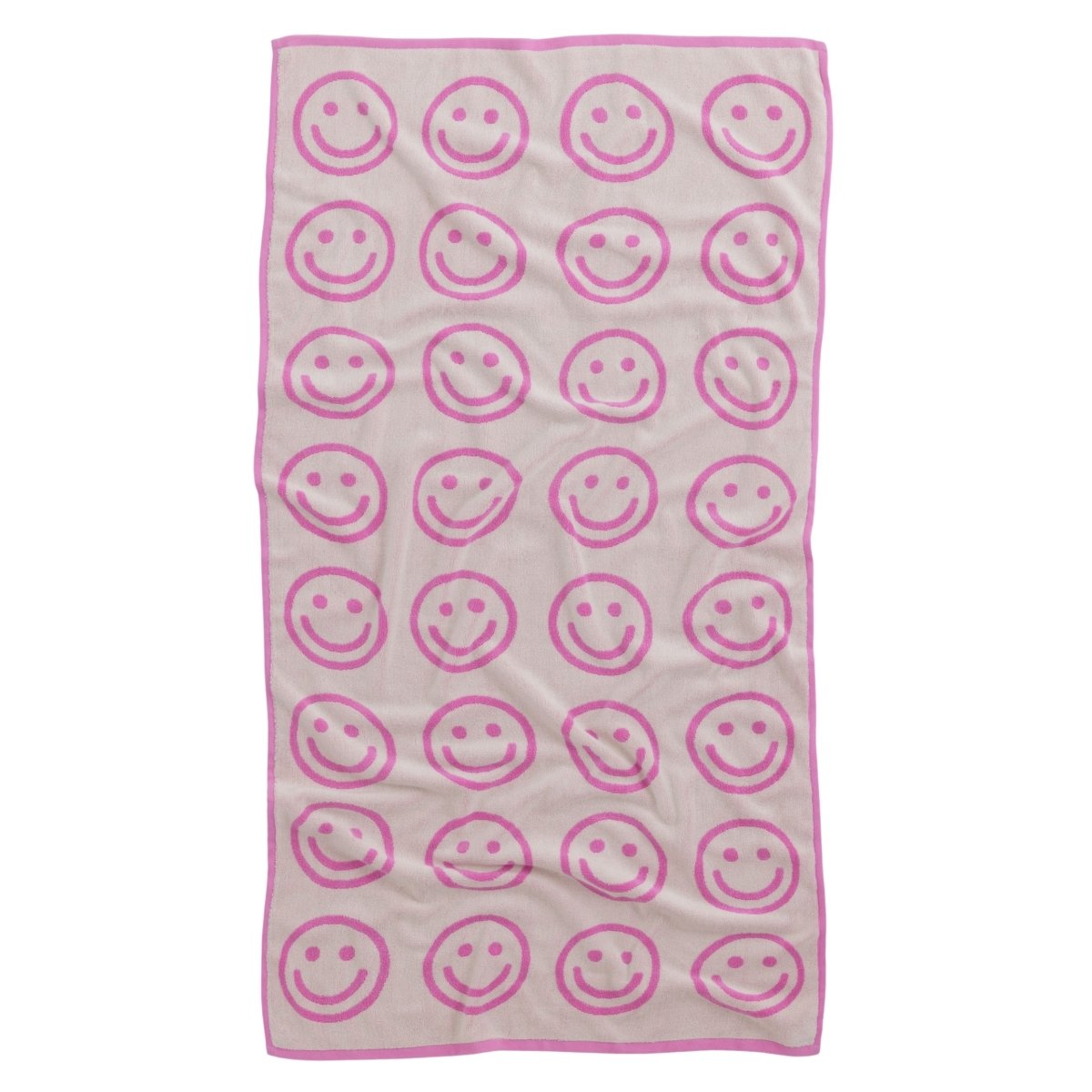 Baggu Bath Towel in Happy Pink