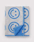 Baggu Bath Towel in Sky Blue Happy