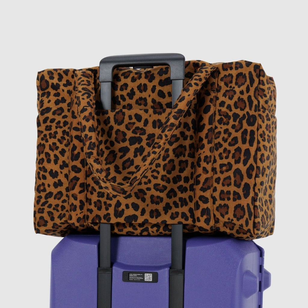 Baggu Cloud Carry-On in Leopard