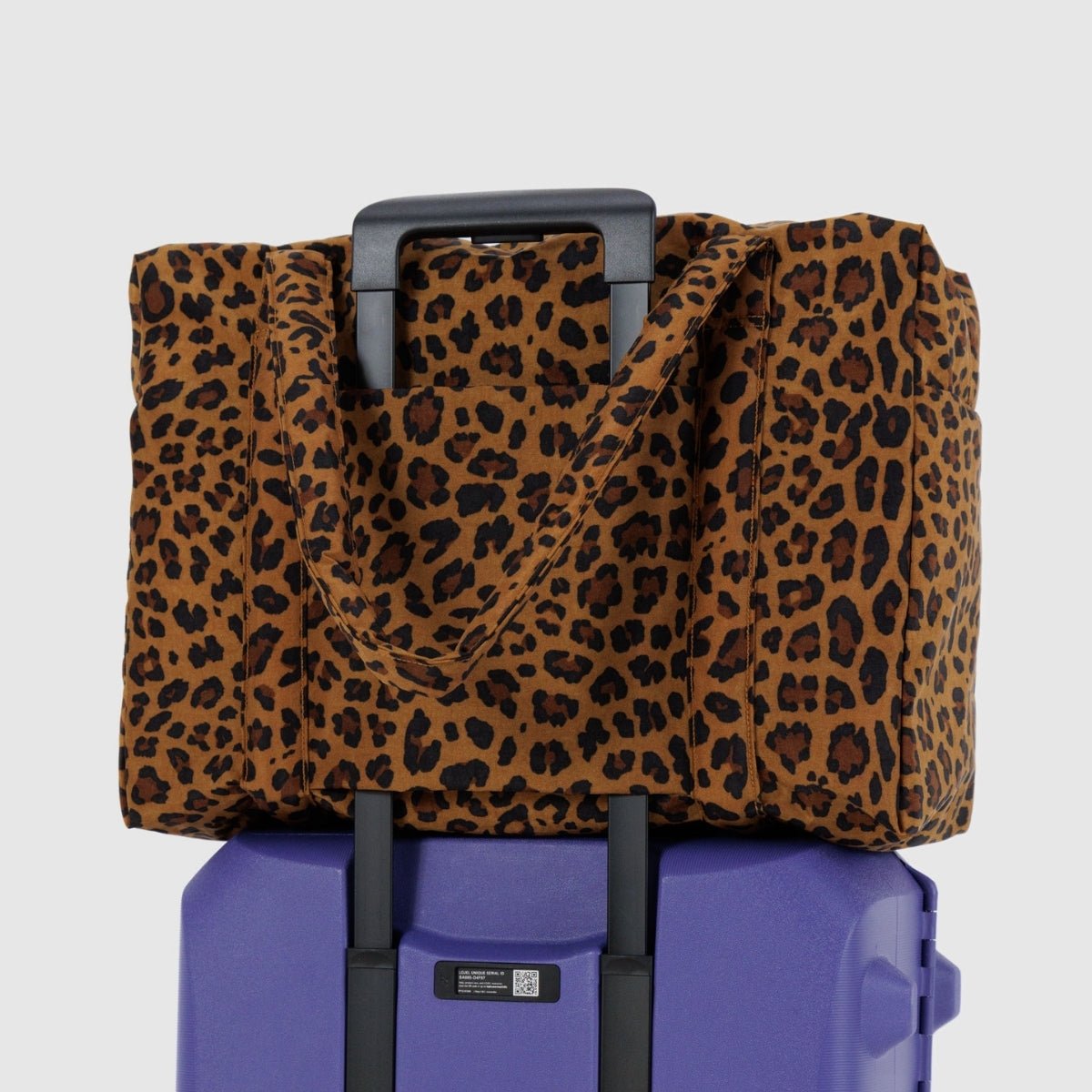 Baggu Cloud Carry-On in Leopard