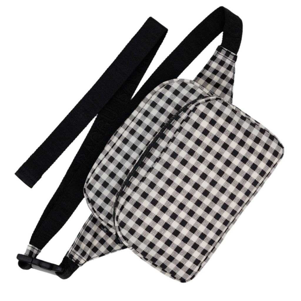 Baggu Fanny Pack in Black & White Gingham