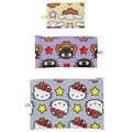 Baggu Flat Pouch Set in Hello Kitty & Friends Western