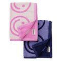 Baggu Hand Towel Set of 2 in Happy Pink Blue