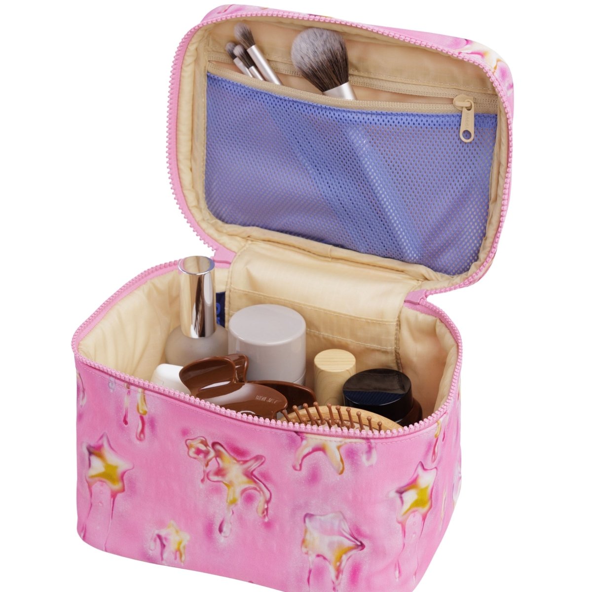 Baggu Large Cosmetic Case in Dancing Stars