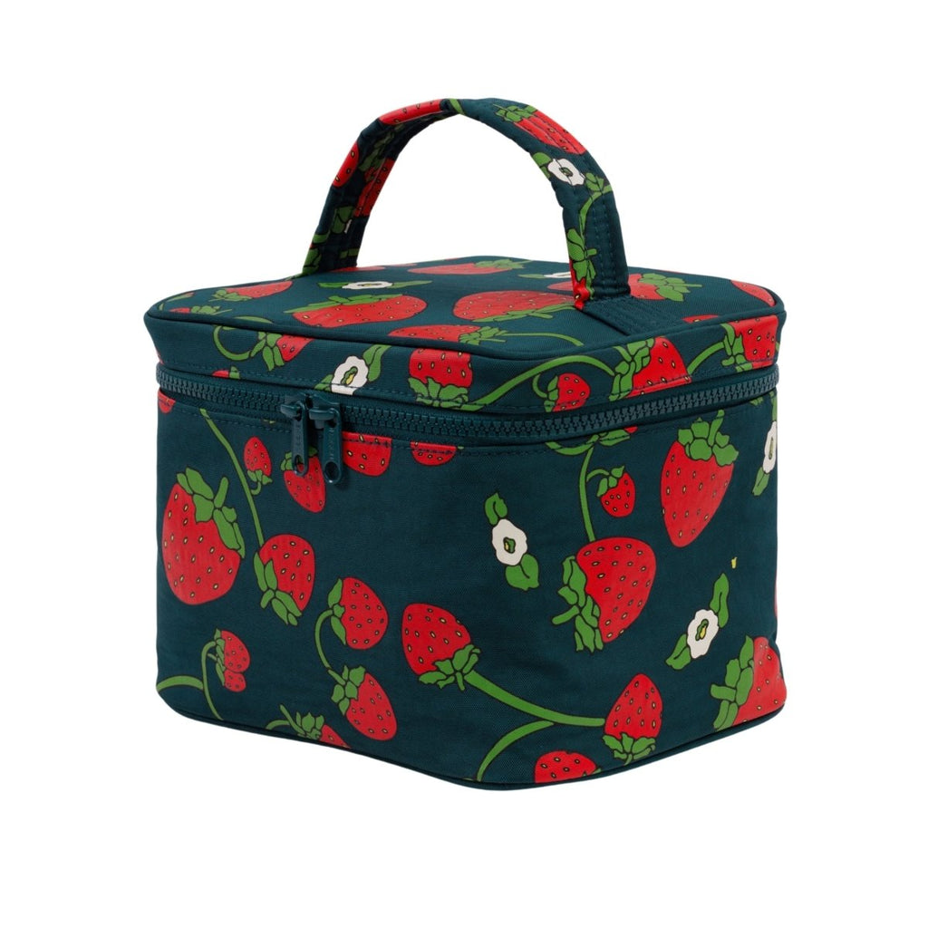Baggu Large Cosmetic Case in Strawberry Blossom