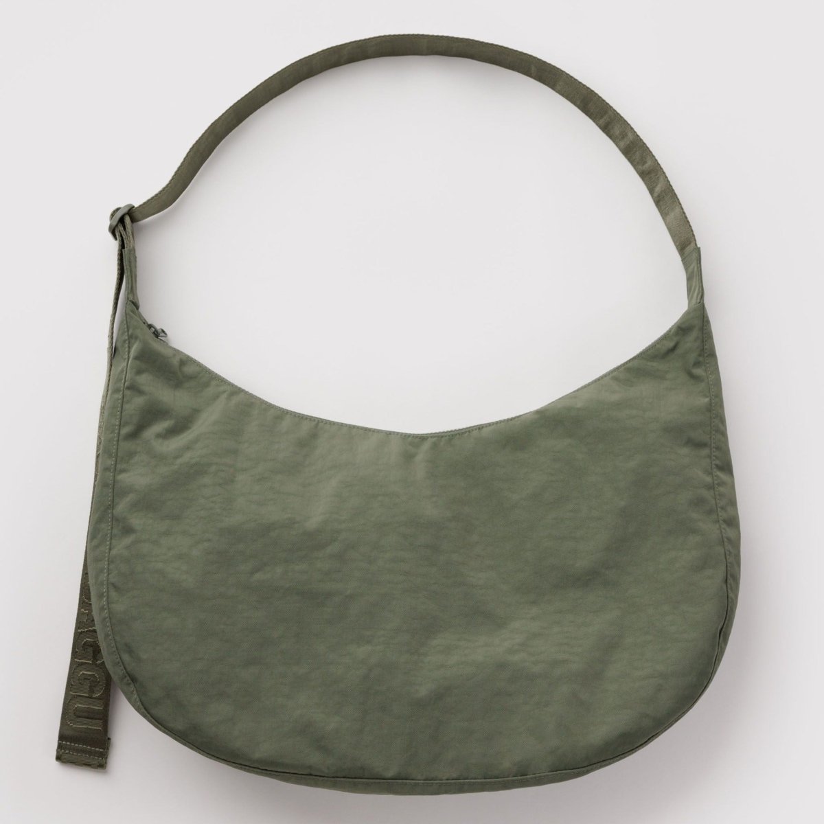 Baggu Large Nylon Crescent Bag in Caper