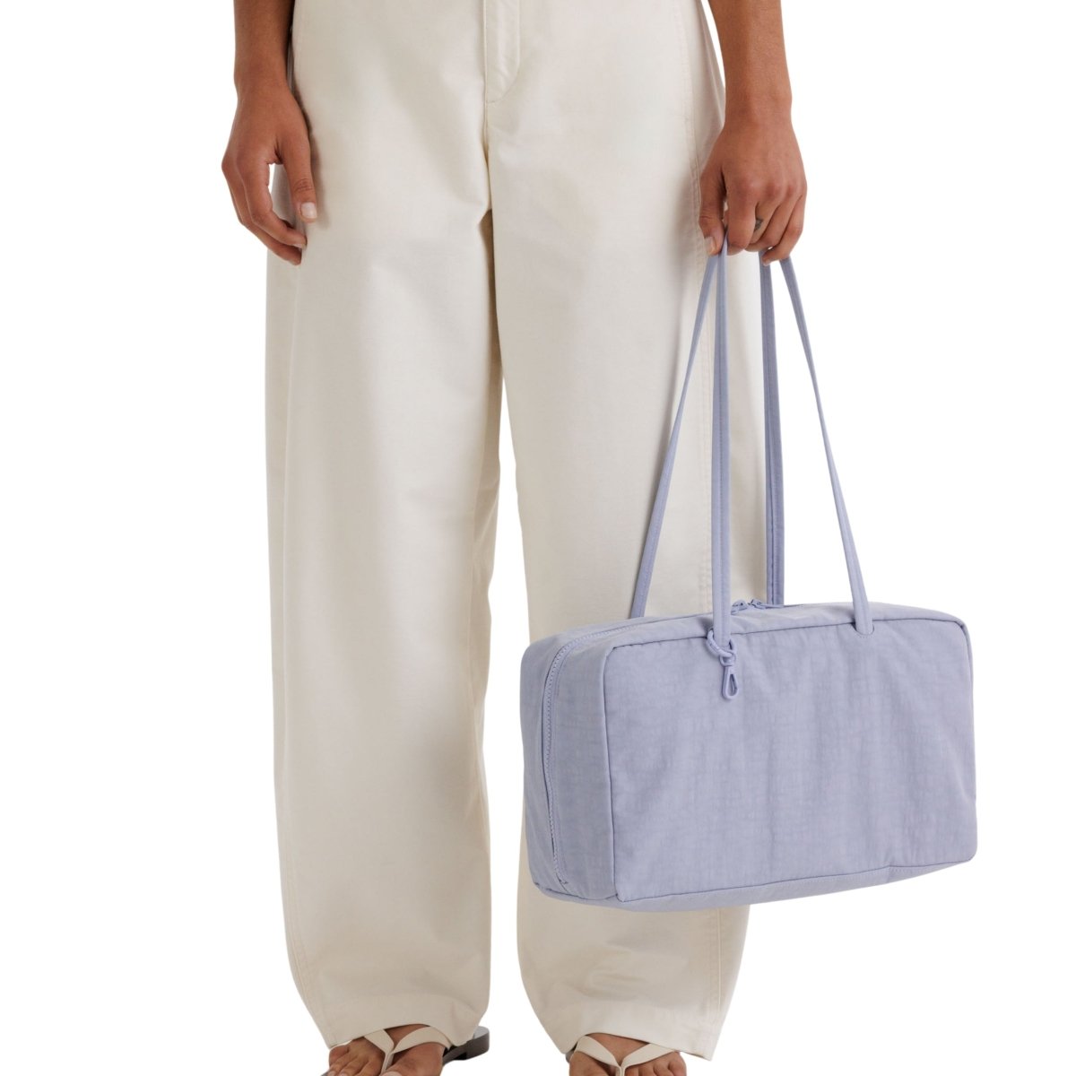 Baggu Medium Nylon Bowler Bag in Mist