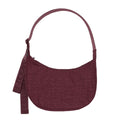 Baggu Medium Nylon Crescent Bag in Mahogany