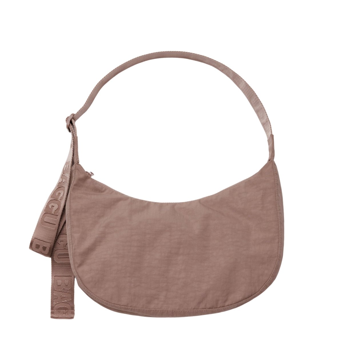 Baggu Medium Nylon Crescent Bag in Toasted Almond