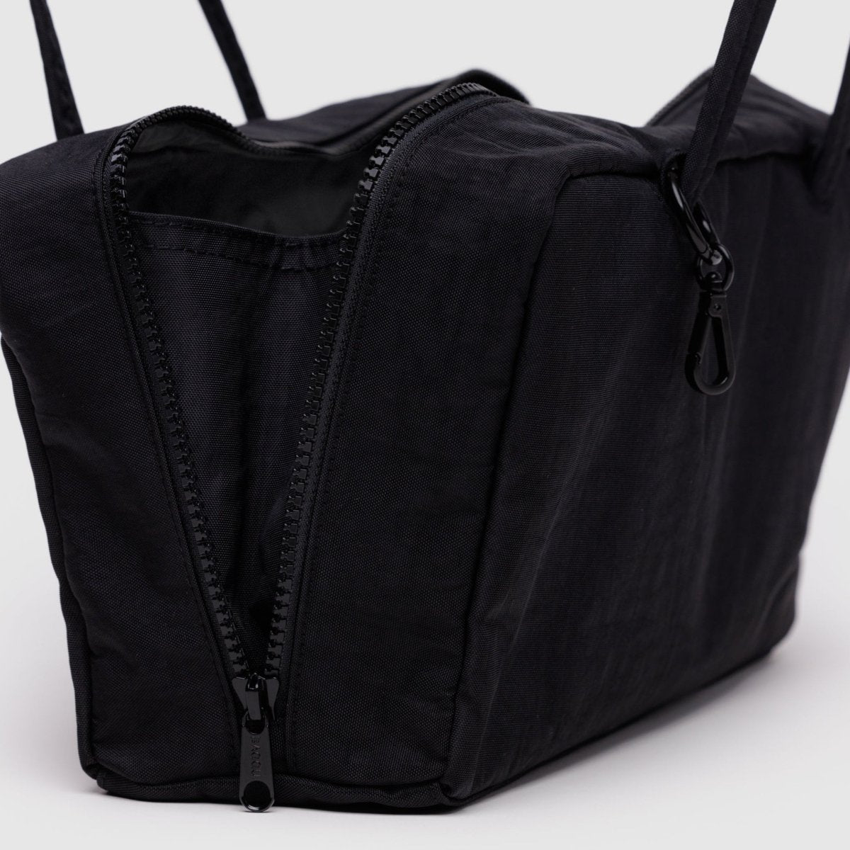 Baggu Nylon Bowler Bag in Black