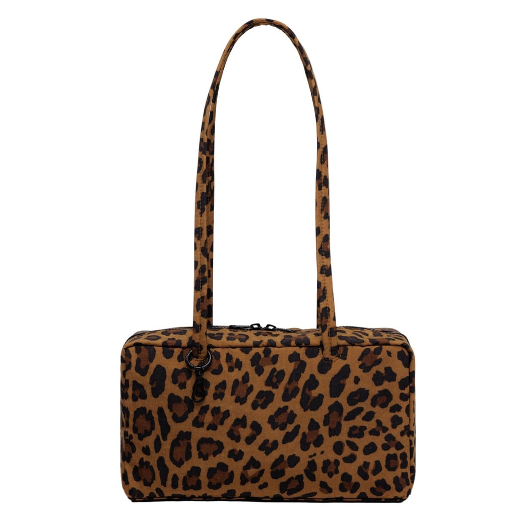 Baggu Nylon Bowler Bag in Leopard