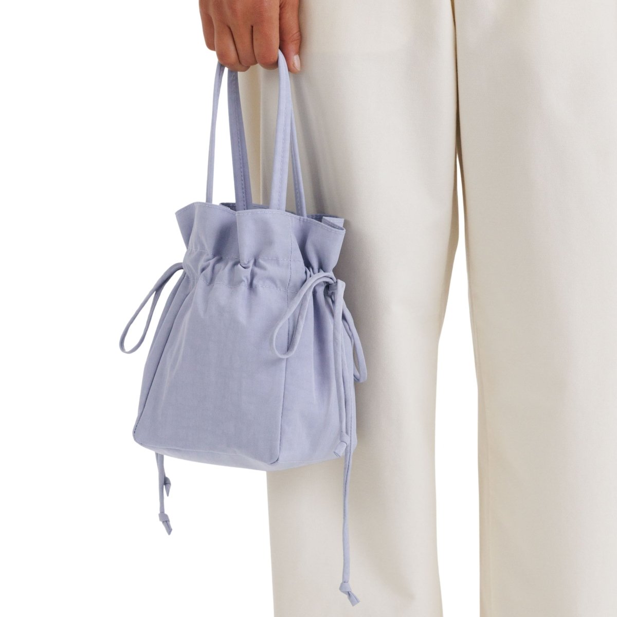 Baggu Nylon Drawstring Bag in Mist