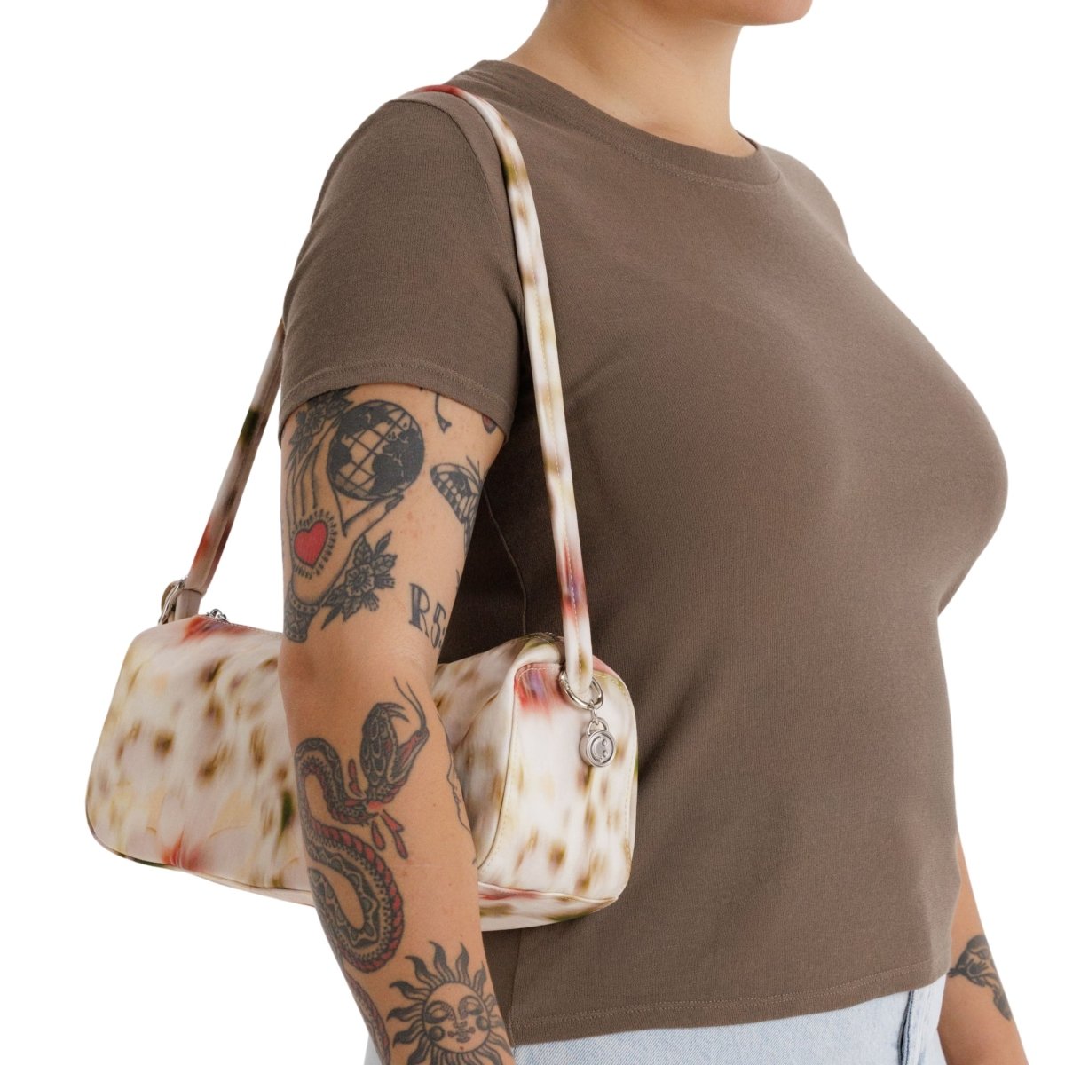 Baggu Nylon Loaf Bag in Abstract Floral