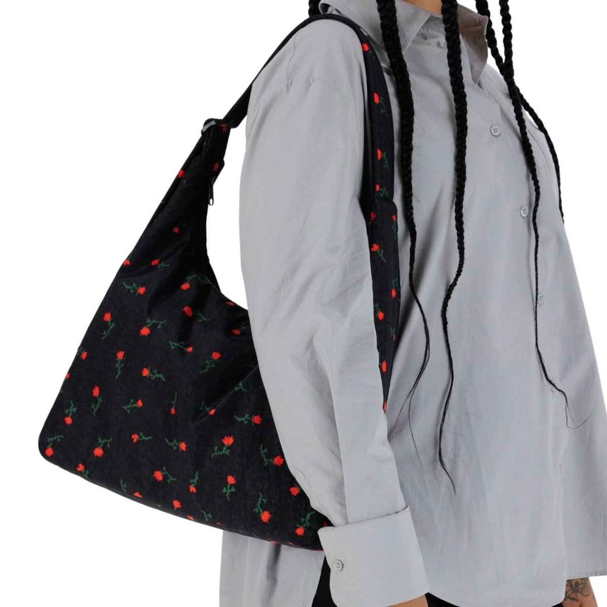 Baggu Nylon Shoulder Bag in Painted Wildflower