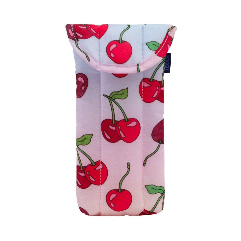 Baggu Puffy Glasses Sleeve in Cherries