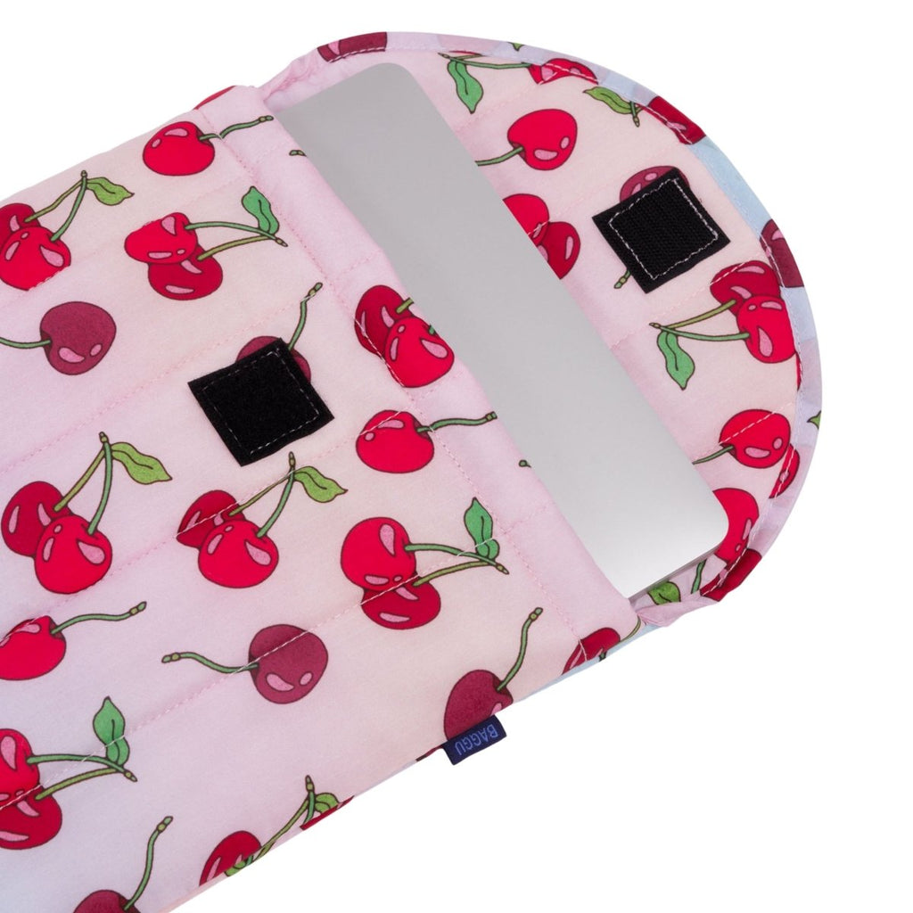Baggu Puffy Laptop Sleeve 13"/14" in Cherries