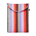 Baggu Puffy Laptop Sleeve 13"/14" in Gradient Stripe Poppy & Lilac