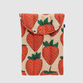Baggu Puffy Laptop Sleeve 16" in Strawberry