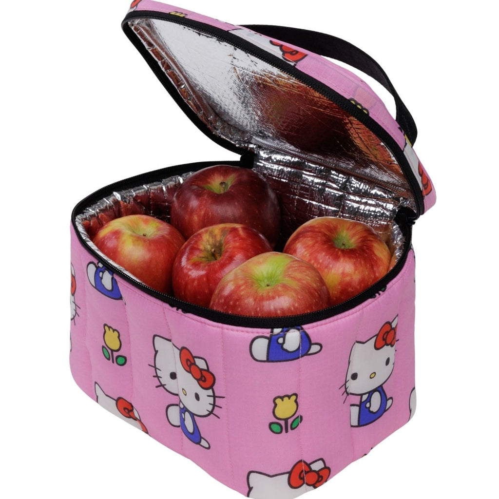 Baggu Puffy Lunch Bag in Hello Kitty Pink
