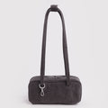 Baggu Small Denim Bowler Bag in Washed Black Denim