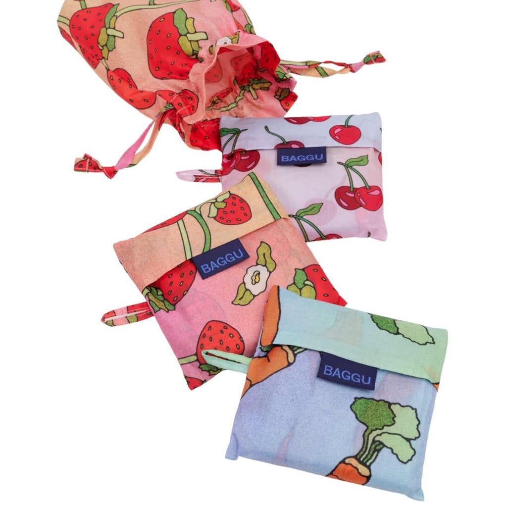 Baggu Standard Baggu Set of 3 in Carrots & Berries