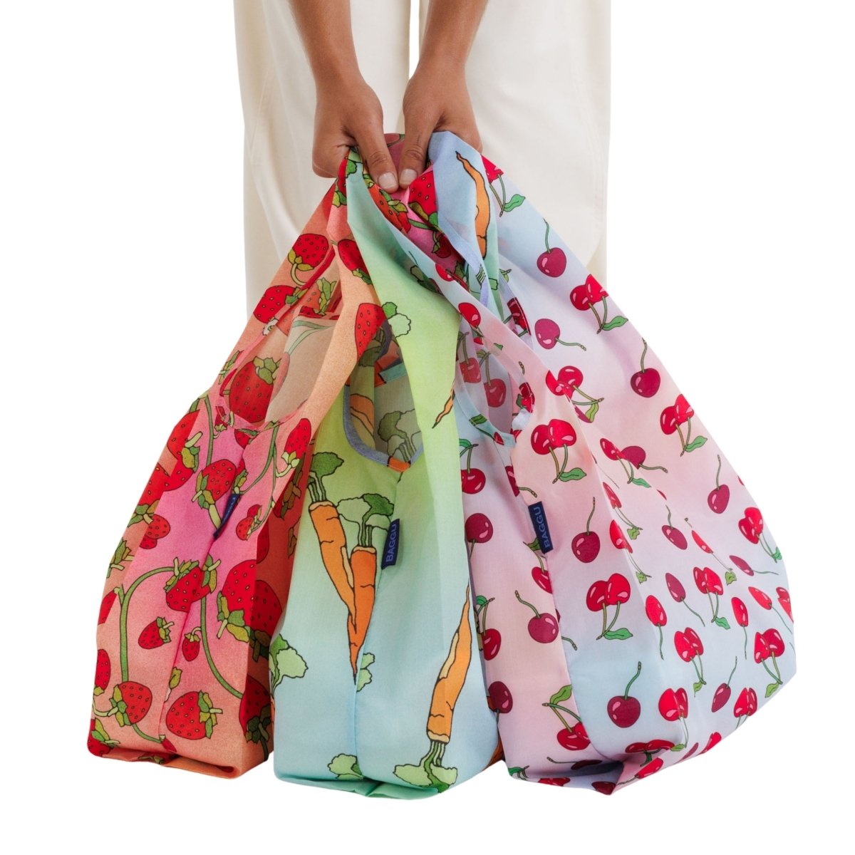 Baggu Standard Baggu Set of 3 in Carrots & Berries