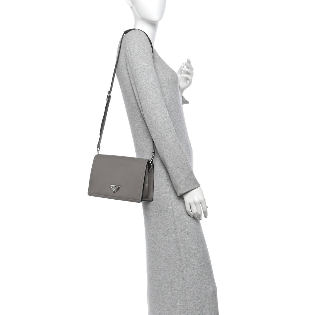 Glace Calf Shoulder Bag Argilla