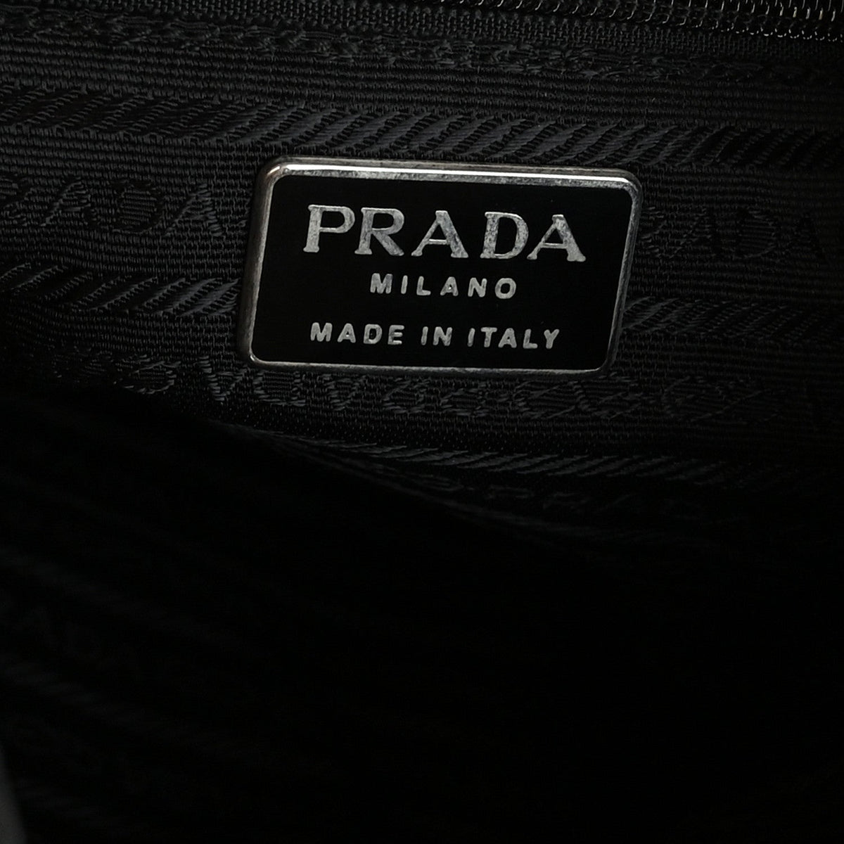 Tessuto Nylon Shoulder Bag Black