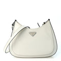 Spazzolato Cleo Adjustable Strap Shoulder Bag White