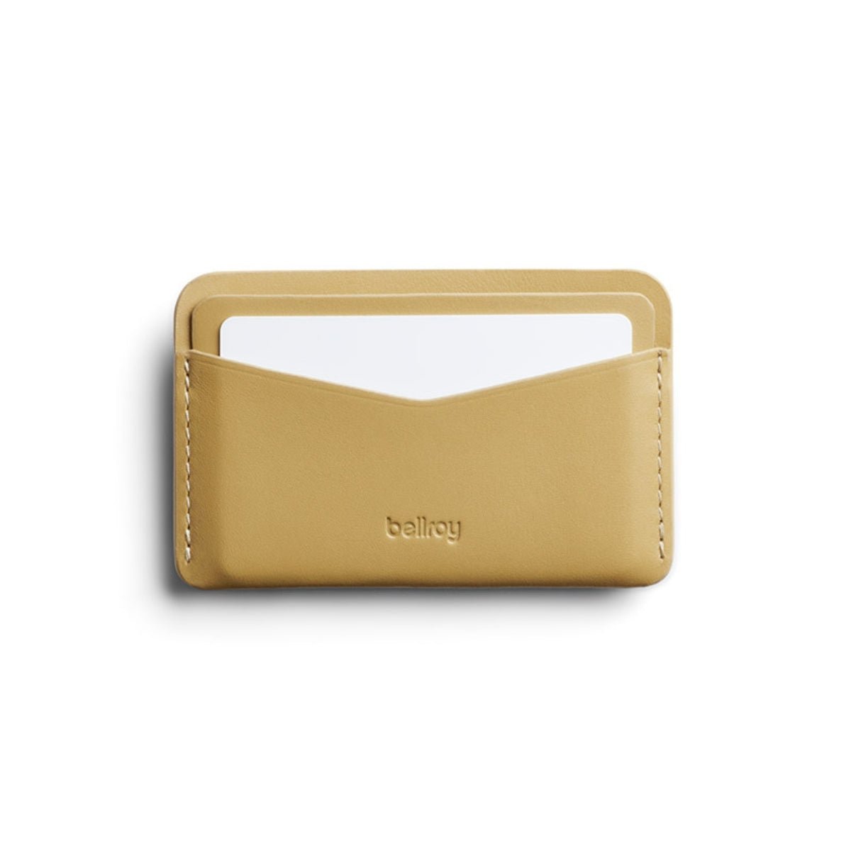 Bellroy Card Slip in Mustard