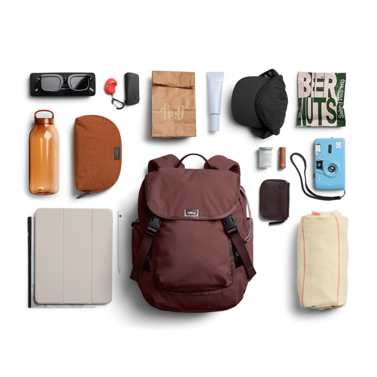 Bellroy Cinch Backpack in Burgundy