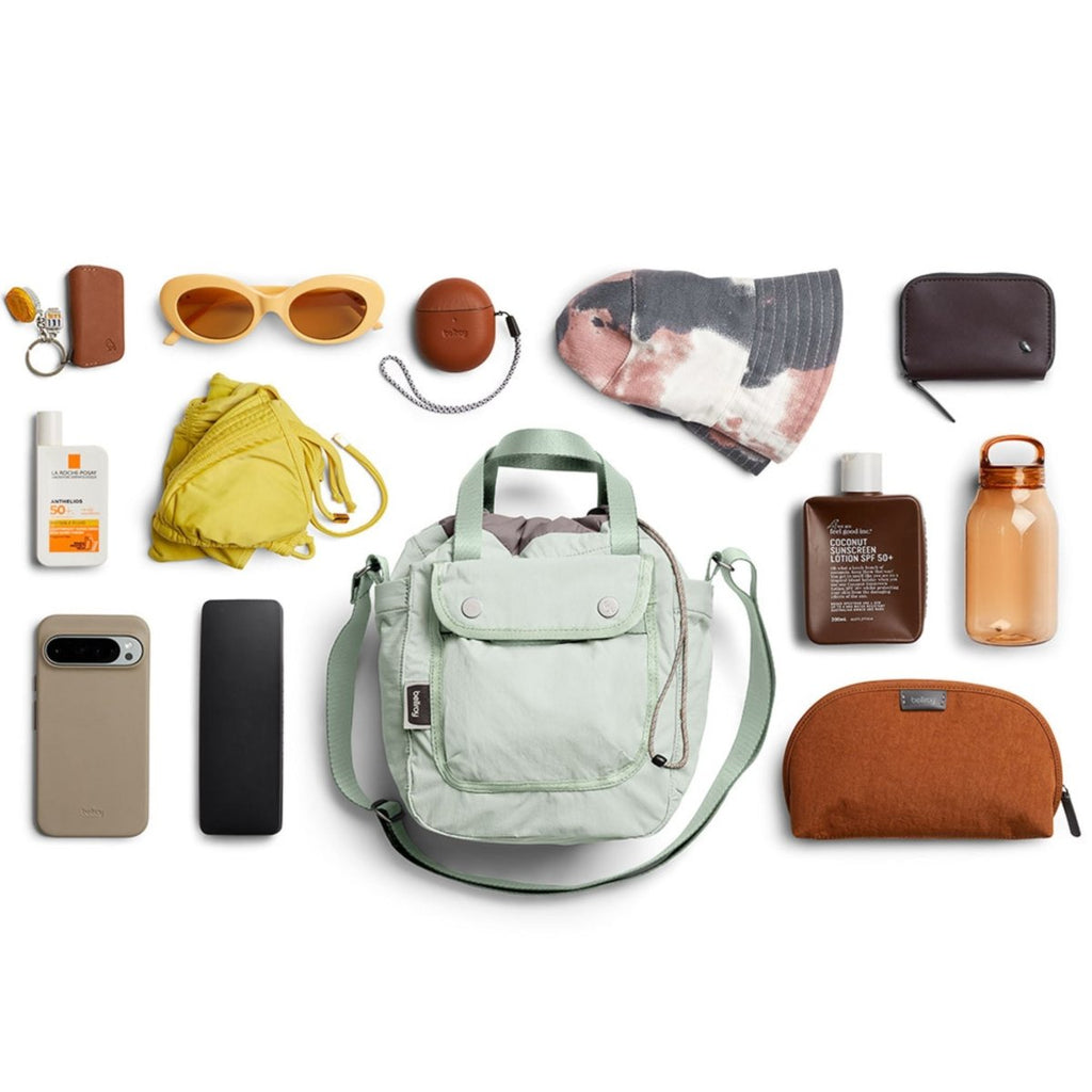 Bellroy Cinch Bucket Bag in Seafoam