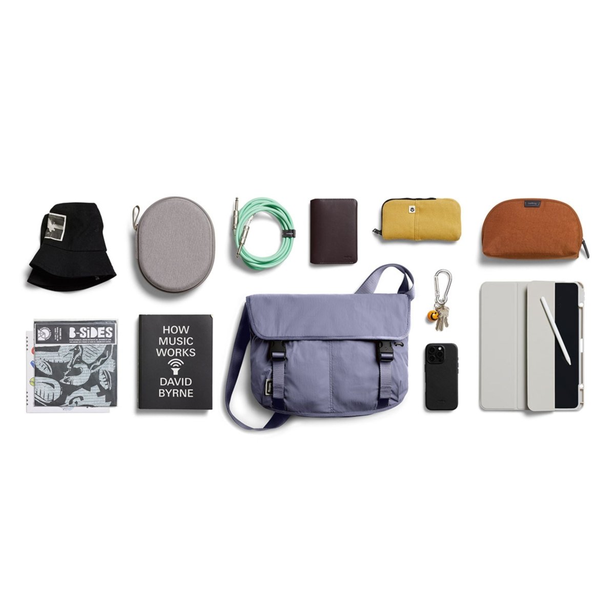 Bellroy Cinch Messenger in Lilac Haze