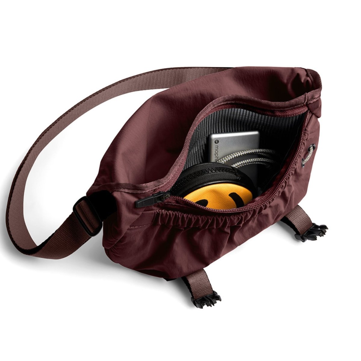 Bellroy Cinch Mini Messenger in Burgundy