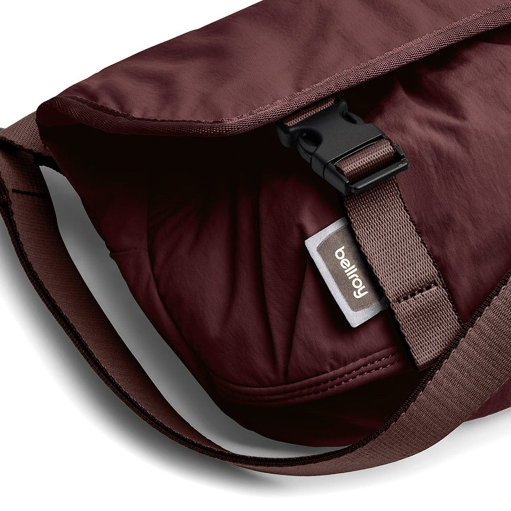 Bellroy Cinch Mini Messenger in Burgundy