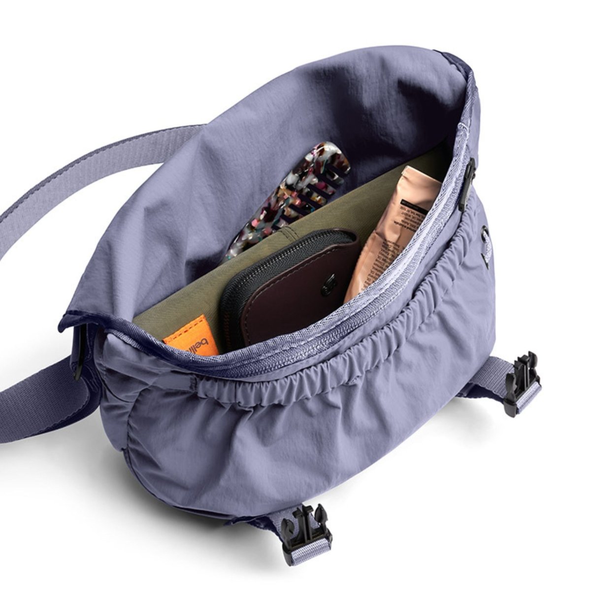Bellroy Cinch Mini Messenger in Lilac Haze