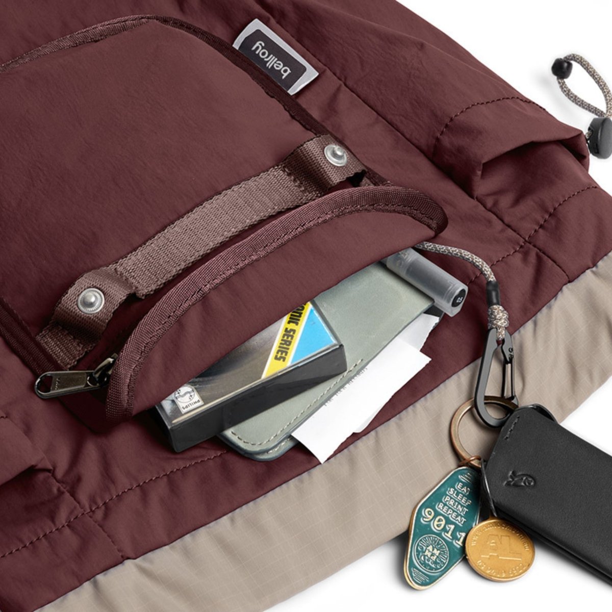 Bellroy Cinch Minipack in Burgundy