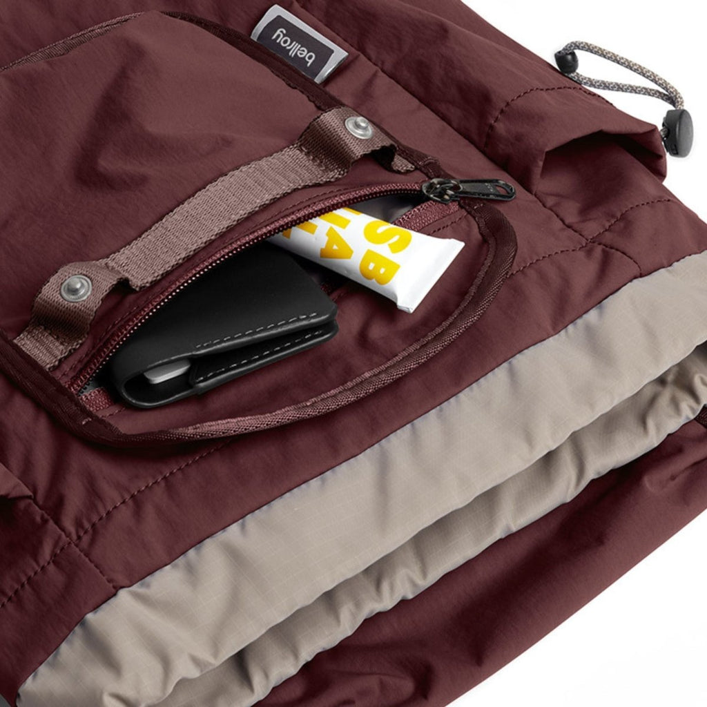 Bellroy Cinch Minipack in Burgundy
