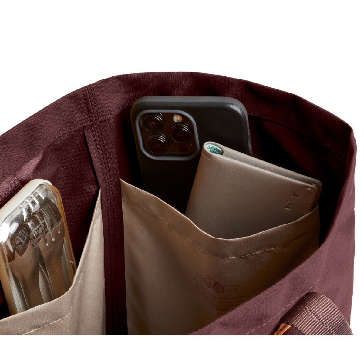 Bellroy City Tote in Burgundy