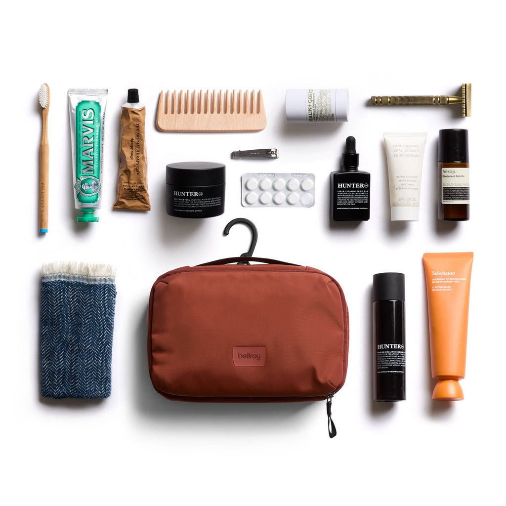 Bellroy Hanging Toiletry Kit in Clay