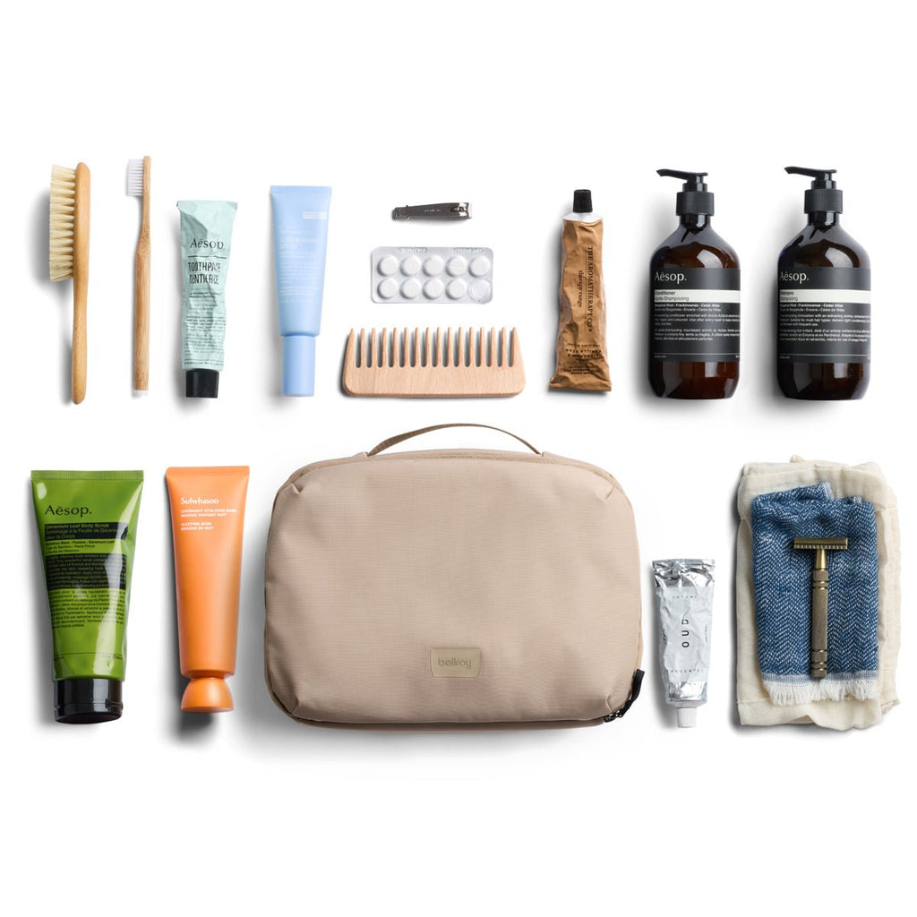 Bellroy Hanging Toiletry Kit Plus in Stone