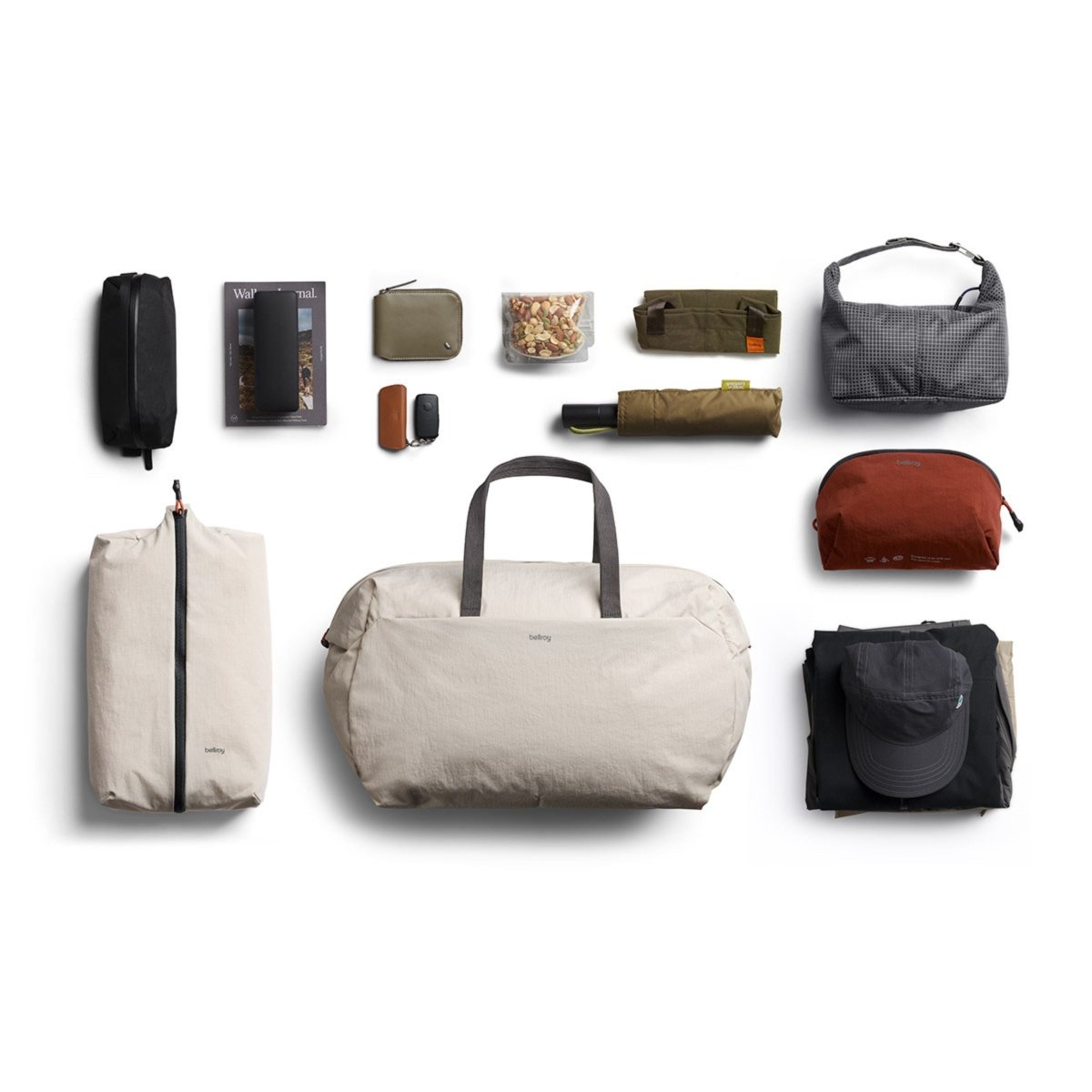 Bellroy Lite Duffel 40L in Ash
