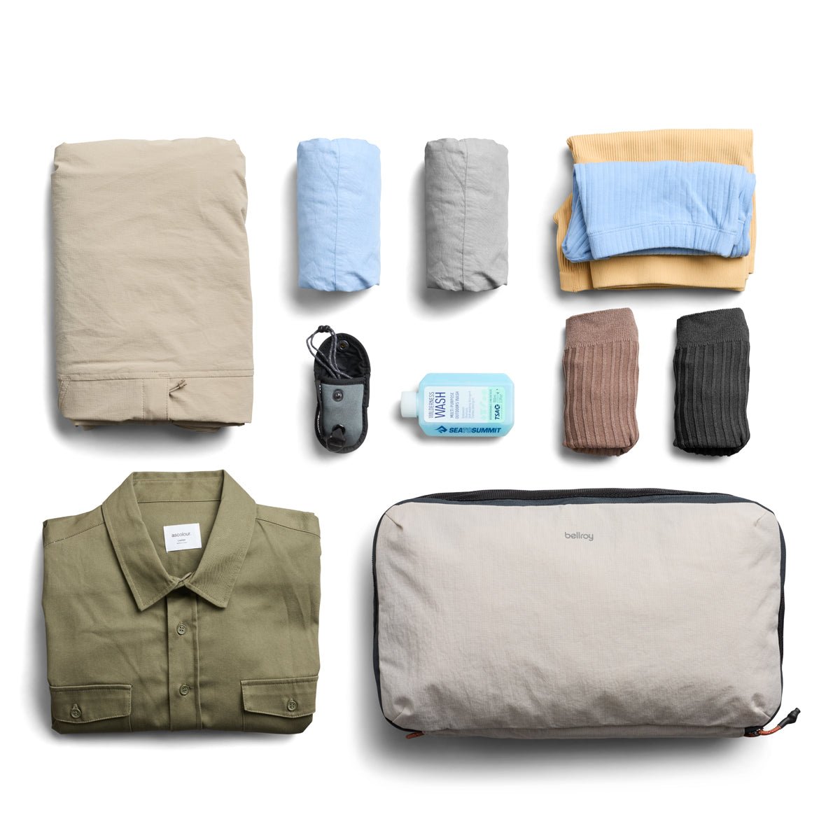 Bellroy Lite Packing Cube 12L in Ash