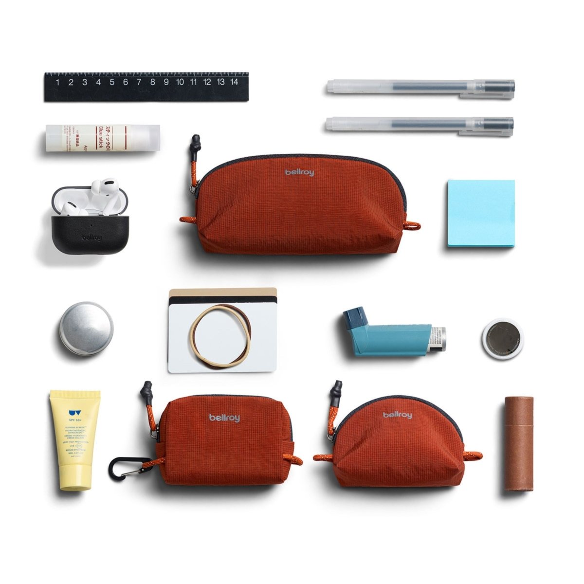 Bellroy Lite Pocket Trio in Clay