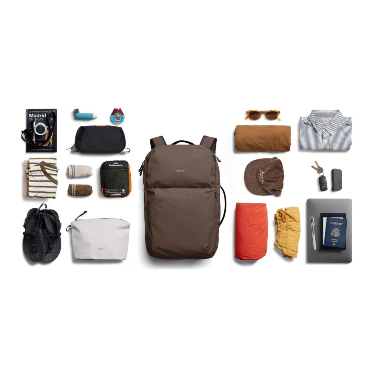 Bellroy Lite Travel Pack 38L in River Rock